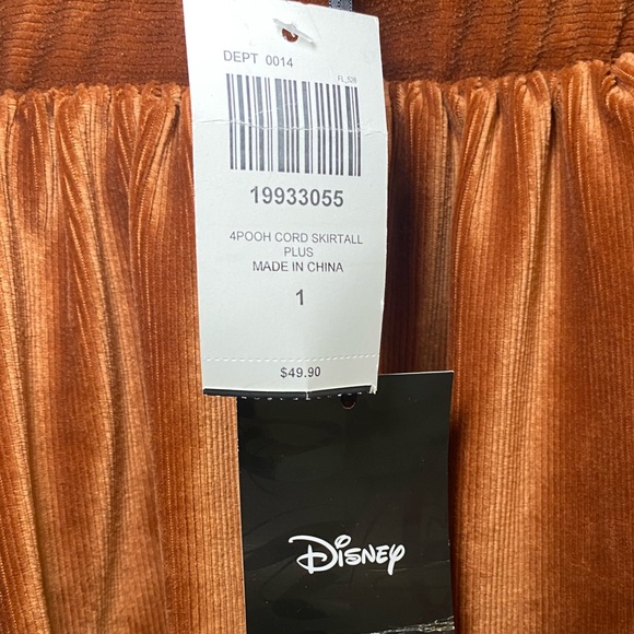 Hot Topic Disney Winnie The Pooh Skirtall Suspender Skirt Size 1 (14/16) NWT - Picture 8 of 8